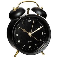 Atnosphera Alarm clock with golden hands, black - Alarm Clock