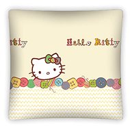 Detexpol Children's pillowcase 40 × 40 Hello Kitty, cream, button 12 - Pillowcase