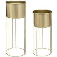 ATMOSPHERA Flower pot on stand 2 pcs, 58 cm, metal - Decorative Planter