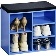 KESPER Shoe rack with bench blue 51,5 × 48 × 29,5 cm - Shoe Rack
