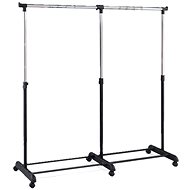 Nejlevnější nábytek Teleskopický stojan na šaty Hayden, chrom/černý - Clothes Hanger