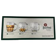 Pilsner Urquell Plechová cedule se třemi půllitry 30 × 66 cm - Sign