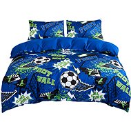 Excellent 3-piece bedding set 135 × 200 cm - Football - Children's Bedding