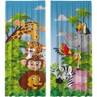 Excellent Finished children's curtains ZOO 75 × 166 cm - Safari - Drape