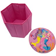 Disney Toy Storage Box with Lid - Mermaids - Storage Box