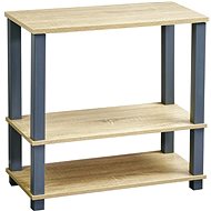 Kesper Shelving unit Blue - 3 shelves, plastic, MDF, 60 × 58,5 × 29,5 cm - Shelving Unit