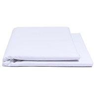 4sleep Cotton white sheet without elastic 100% BA 140 × 240 cm - Bedsheet