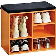 KESPER Shoe rack with bench orange 51,5 × 48 × 29,5 cm - Shoe Rack