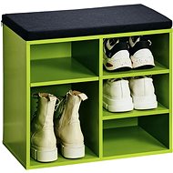 KESPER Shoe rack with bench green 51,5 × 48 × 29,5 cm - Shoe Rack
