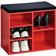 KESPER Shoe rack with bench red 51,5 × 48 × 29,5 cm - Shoe Rack