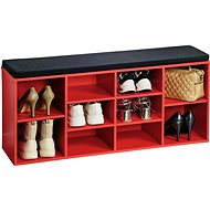 Kesper Shoe rack with bench red 103,5 × 48 × 29,5 cm - Shoe Rack
