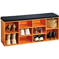 Kesper Shoe rack with bench orange 103,5 × 48 × 29,5 cm - Shoe Rack