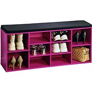 Kesper Shoe rack with bench pink 103,5 × 48 × 29,5 cm - Shoe Rack