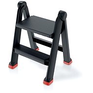 PROSPERPLAST UNI LADDER Single-sided plastic racks, 2 partitions - Stepladder
