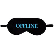 MDS Sleeping mask Offline black with inscription - Sleep Mask