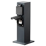 Kanalux Nasto socket post 2 × 230 V, 16 A anthracite - Socket