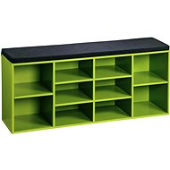 KESPER Shoe rack with bench 103,5 × 48 × 29,5 cm - green - Shoe Rack