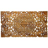 Lakshmi Retro wall painting 160 × 90 × 3 cm hand carved mango wood - Painting