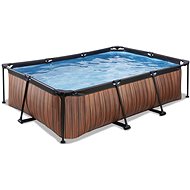 EXIT TOYS Exit pool 220 × 150 × 65 cm, with filtration brown - Pool
