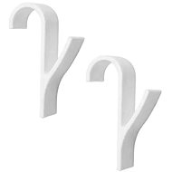 APT Hanging bathroom hooks for radiator - 2 pcs white - Towel Rack
