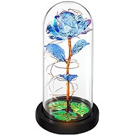 Verk 26108 LED rose in glass vase blue - Decoration