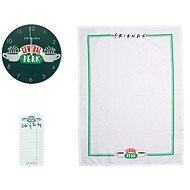 Friends: central perk clock, cloth and notepad - Wall Clock