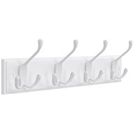 SONGMICS Wall hanger white, triple hooks 11 × 40 × 7 cm - Coat Hanger
