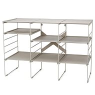 JOSEPH JOSEPH Adjustable shoe rack Level Plus 55009, ecru - Shoe Rack