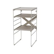 JOSEPH JOSEPH Adjustable shoe rack Level 55008, ecru - Shoe Rack