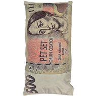 4sleep Decorative pillow banknote 500 CZK 28 × 53 cm - Pillow
