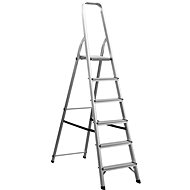 PROCRAFT Aluminium single-sided staircase PLA2.128, 150 kg, 6 rungs - Stepladder
