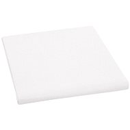 Prem Cotton white sheet without elastic 100% ba - 120 × 140 cm - Cot sheet