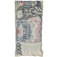 4sleep Decorative pillow banknote 5000 CZK 28 × 53 cm - Pillow