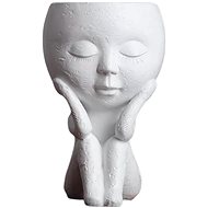 Pronett XJ5330 Decorative ceramic vase, white - Vase