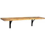 LAKŠMI Wall shelf Devi 100 × 22 cm made of mango wood - Shelf