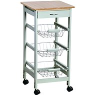 Kesper Mobile kitchen shelf mint 36 × 36 × 77 cm - Cart
