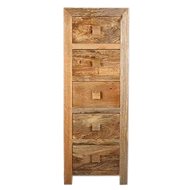 LAKŠMI Hina chest of drawers 60 × 120 × 45 cm made of mango wood - Chest of Drawers