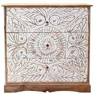 LAKŠMI Sita chest of drawers 115 × 115 × 45 cm made of Indian solid mango wood - Chest of Drawers