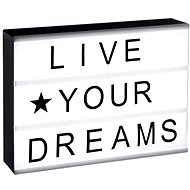 Atmosphera Table lamp with lettering 30 × 22 × 5,5 cm - Table Lamp