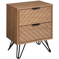 Atmosphera Bedside table Noami 40 × 30 × 54 cm, brown - Night Stand