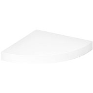 Homea Wall shelf, corner, MDF, 25 × 25 cm, white - Shelf
