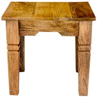LAKŠMI Guru coffee table 45 × 40 × 45 cm in mango wood - Mango Natural - Side Table