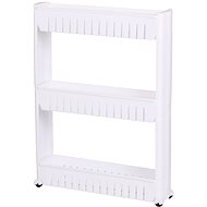 DOCHTMANN Bathroom shelf - narrow, white, plastic, 54 × 72 × 12 cm - Shelving Unit
