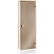 Andres Sauna door Raiser 7 × 19, bronze, aspen - Sauna Door
