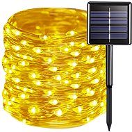 Gardlov 24007 Solar chain light, 150 LED, IP44, 15 m, warm white - Light Chain