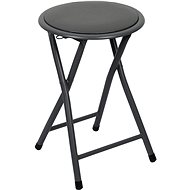DOCHTMANN Folding chair grey 30 × 45 cm - Stool
