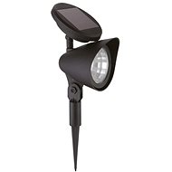 Entac Garden solar spotlight 29 cm, retractable, black, white light - Garden Lighting