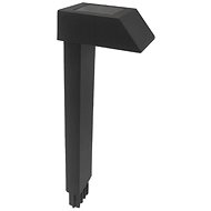 Entac Solar garden post 29 cm, retractable, black, white light - Garden Lighting