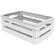 BAMA Plastic crate Tina 1, white - Storage Box