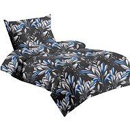 Jahu Microfiber bedding 140 × 200 + 70 × 90 cm - Blanche black - Bed Linen